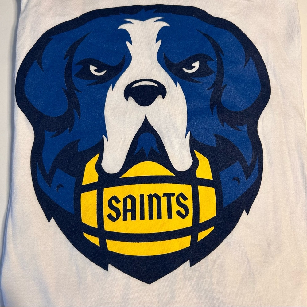 Saint Scholasticas College‎ of Duluth,  Long sleeve Saints Dog T-Shirt .Size XL